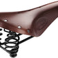 Brooks Flyer Saddle - Steel, Antique Brown