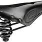 Brooks Flyer Saddle - Steel, Carved Black