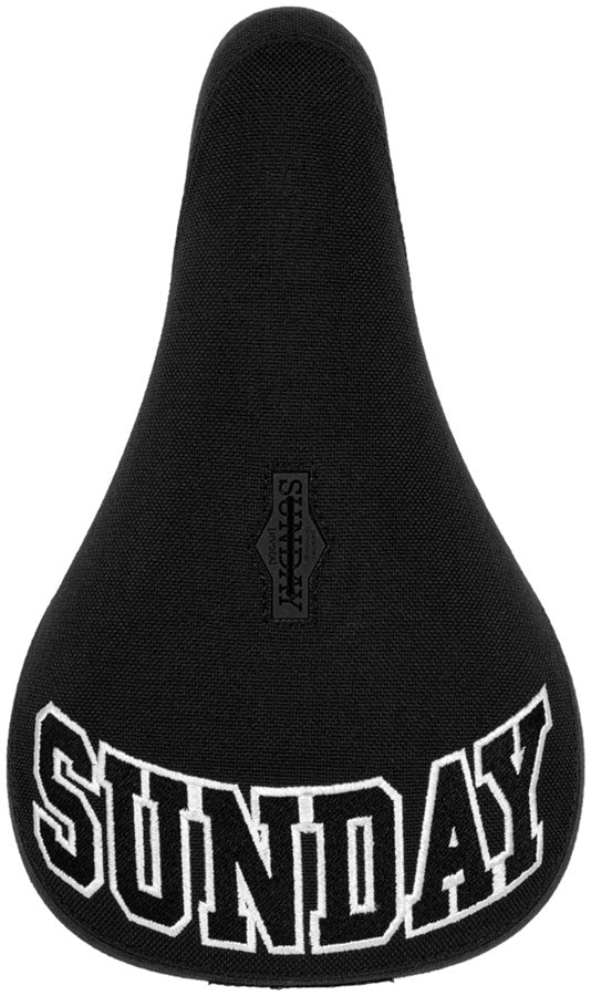 Sunday Blockhead BMX Seat - Pivotal, Black/White, Fat