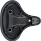 MSW Cruiser Saddle - Memory Foam, Soft Touch Cover, Steel, Black