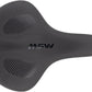 MSW Women's Saddle - Memory Foam, Soft Touch Cover, Steel, Black