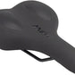 MSW Men's Saddle - Memory Foam, Soft Touch Cover, Steel, Black