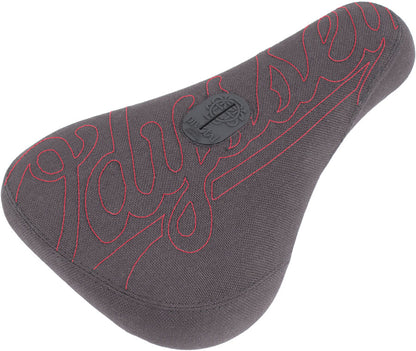 Odyssey Big Stitch BMX Seat - Pivotal, Black/Red, Fat