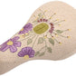 Odyssey X Bloom BMX Seat - Pivotal, Cream Corduroy w/ Floral Embroidery, Fat