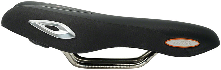 Selle Royal Lookin Stracciatella Saddle - Steel, Black, Athletic