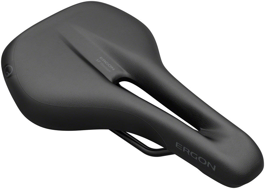Ergon SF Saddle - Steel, Black, Women's, Small/Medium