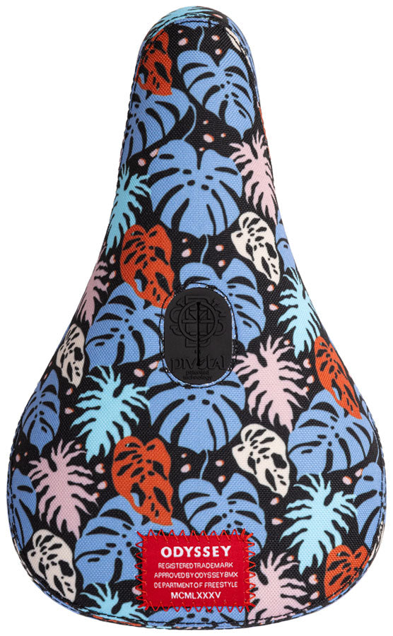 Odyssey Tropical BMX Seat - Pivotal, Multi-Color, Fat