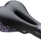 Terry Cite X Gel Saddle - Steel, Chain Blossom Blue