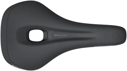 Ergon SMS Sport Saddle - TiNox XP, Black, Men's, Small/Medium