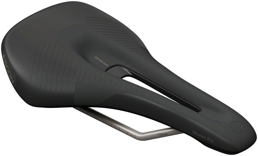 Ergon SR Allroad Pro Saddle - TiNox SL, Black, Women's, Medium/Large