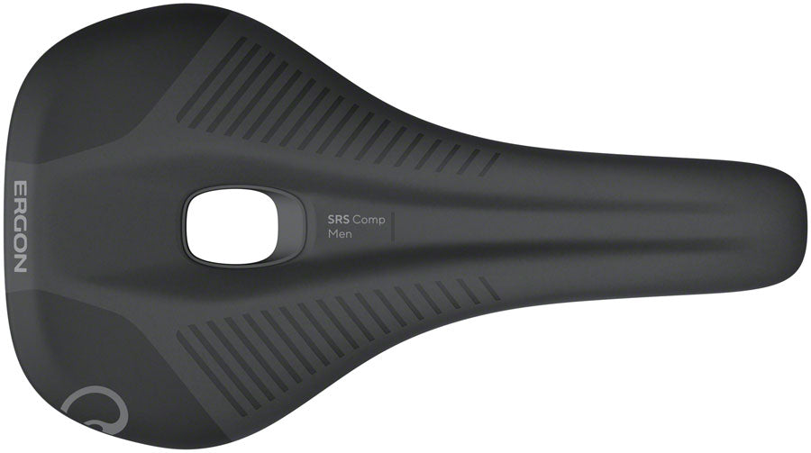 Ergon SRS Comp Saddle - TiNox XP, Black, Men's, Small/Medium