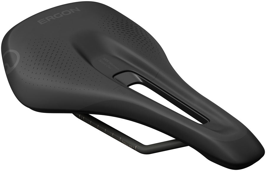 Ergon SRS Sport Gel Women Saddle - TiNox XP, Black, Men's, Small/Medium