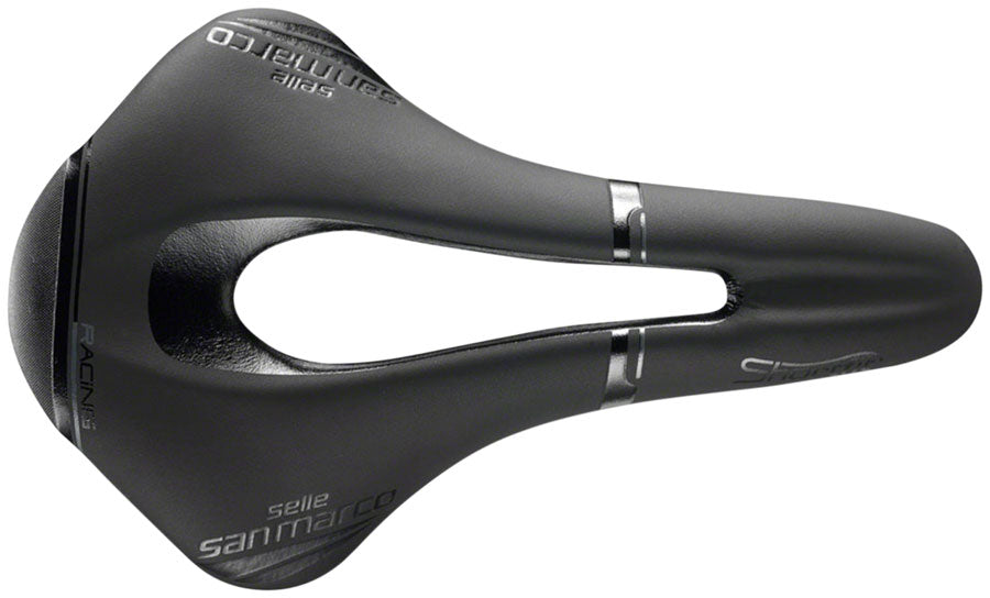 Selle San Marco Shortfit Open-Fit Racing Saddle - Manganese, Black, Men's, Superwide