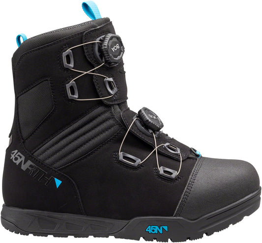 45NRTH Wolfgar Cycling Boot - Black/Blue, Size 42