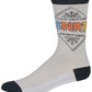 45NRTH Adventure Crew Lightweight Wool Sock - Gray/Dark Blue, Small