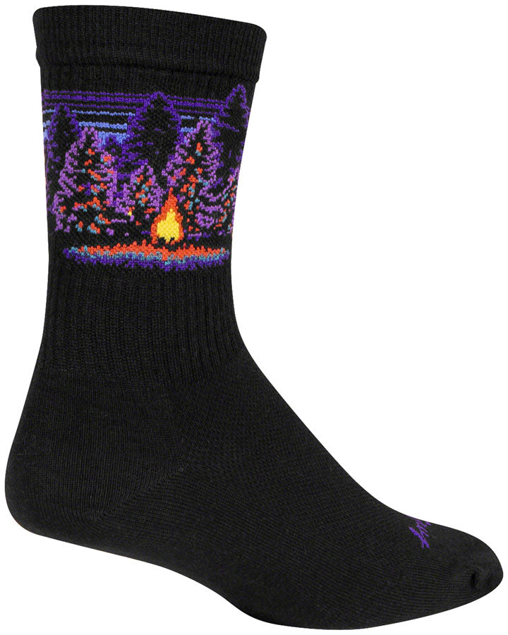 SockGuy Wool Solitude Socks - 6", Small/Medium