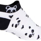 SockGuy Classic Low Panda Socks - 1", Women's, Small/Medium