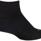 SockGuy SGX Black Socks - 2.5", Small/Medium