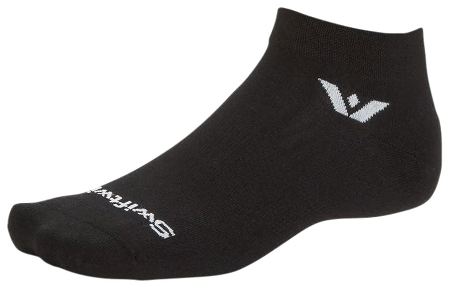 Swiftwick Aspire Ankle Socks - Circuit Black, Small