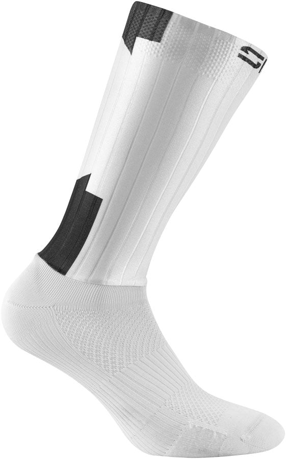 SIDI Teres Socks - White/Black, 20cm, Fits Sizes 40-43