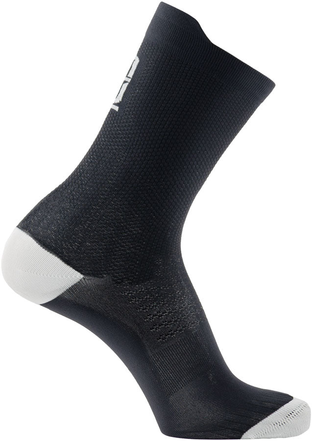 SIDI Nitiidus Socks - Black/White, 18cm, Fits Sizes 44-46