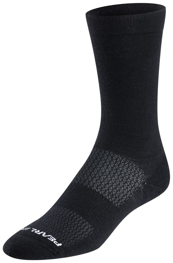 Pearl Izumi Merino Trail 7inch Cycling Socks - Large, Black