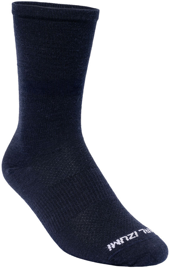 Pearl Izumi Merino Air 7inch Cycling Socks - Large, Dark Navy