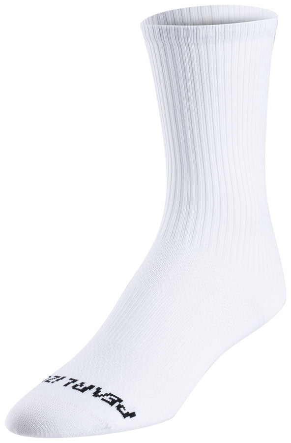 Pearl Izumi Transfer 7inch Cycling Socks - Small, White