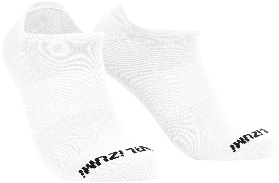 Pearl Izumi Transfer No Show Cycling Socks - Large, White