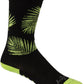 All-City Key West Carl Socks - 8 inch, Black/Green, Large/X-Large