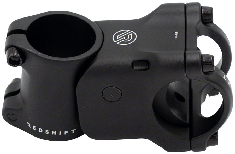 Redshift Sports ShockStop Stem - 55mm, 31.8 Clamp, +/-6, 1 1/8", Aluminum, Black