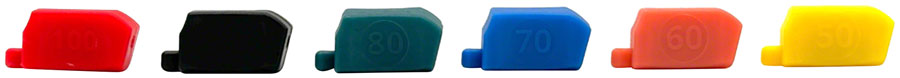 Redshift Sports ShockStop Replacement Elastomer Kit - 50, 60, 70, 80, 90, 100 Assorted, Fits 55 - 70mm Length Stems Only