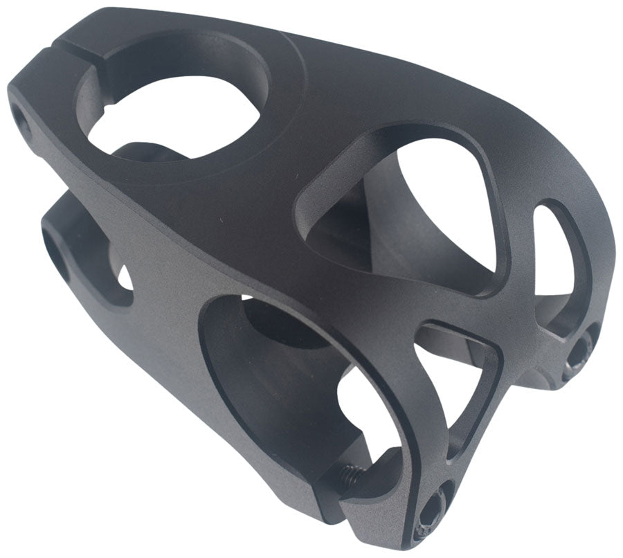 5DEV Aluminum 2-Bolt Stem - 40mm, 35mm Clamp (31.8 w/Included Shims), 0 Degree, 1-1/8", Black