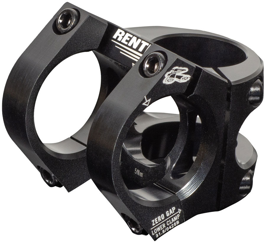 Renthal Apex Stem - 31mm, 31.8 Clamp, +/-5, 1 1/8", Aluminum, Black/Black