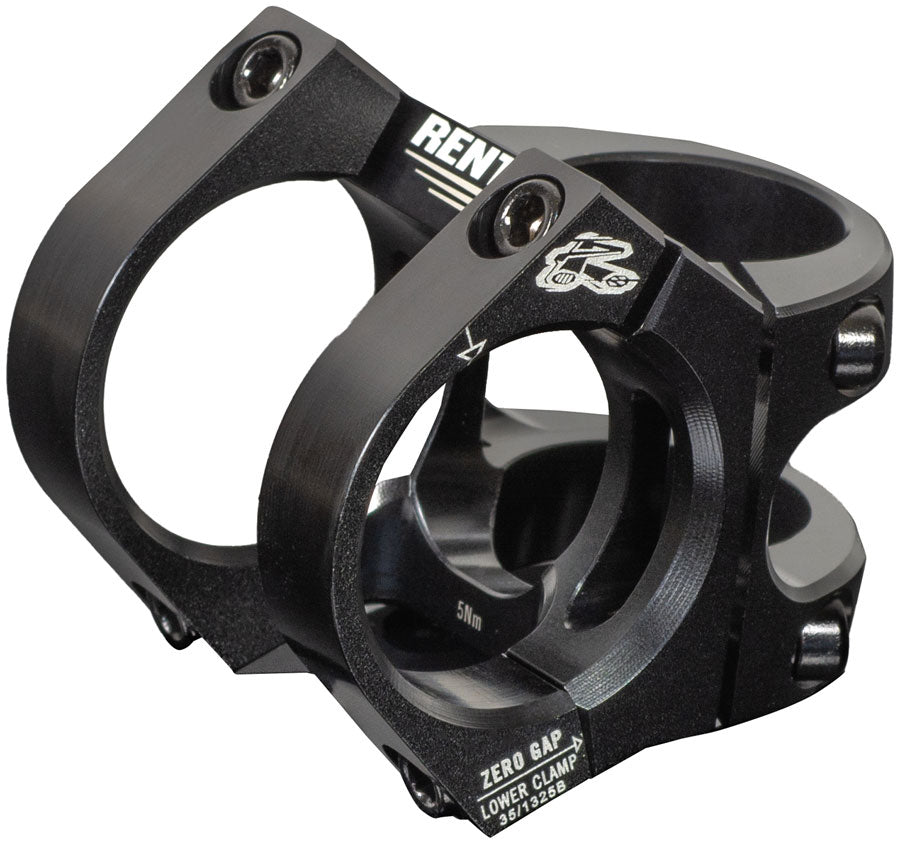 Renthal Apex 35 Stem - 33mm, 35 Clamp, +/-5, 1 1/8", Aluminum, Black/Black