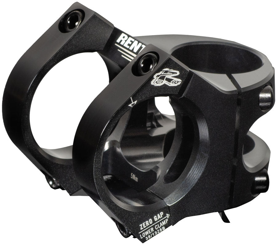 Renthal Apex 35 Stem - 40mm, 35 Clamp, +/-5, 1 1/8", Aluminum, Black/Black