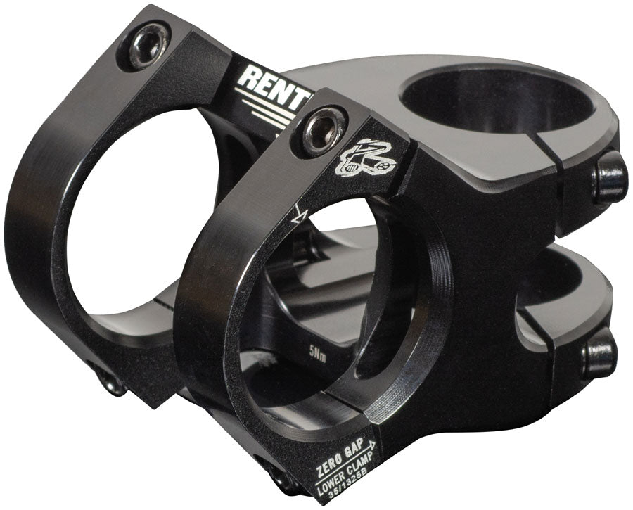 Renthal Apex 35 Stem - 50mm, 35 Clamp, +/-5, 1 1/8", Aluminum, Black/Black