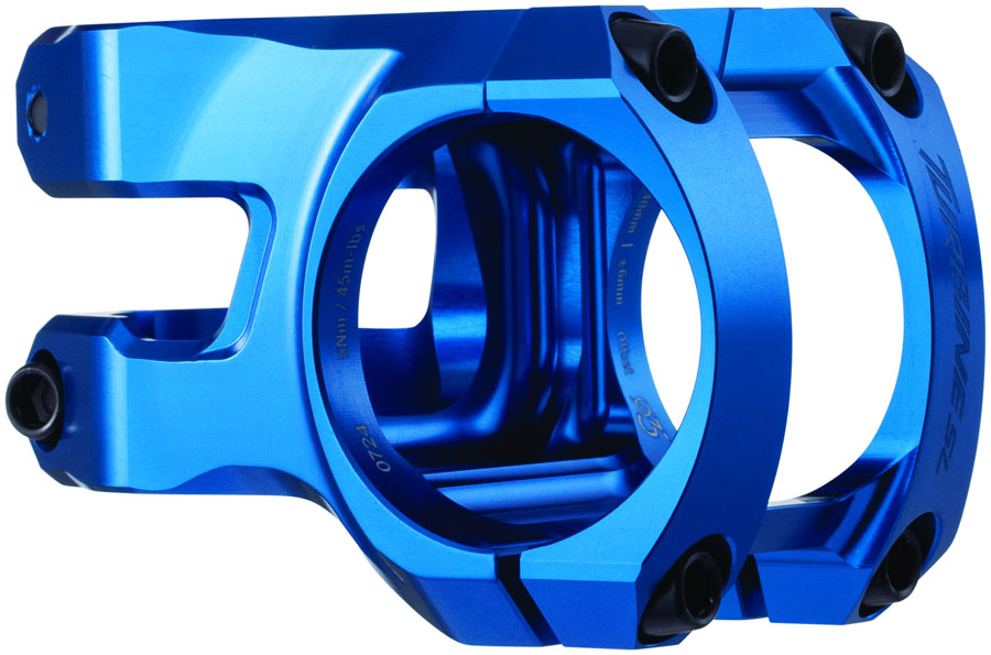RaceFace Turbine SL Stem - 40mm, 35mm Clamp, +/-6, 1 1/8", Blue