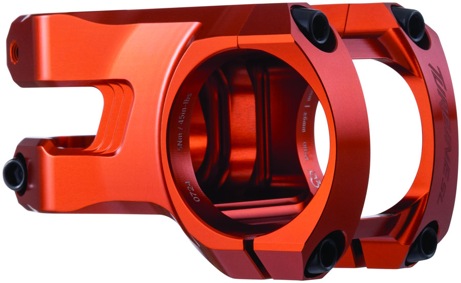 RaceFace Turbine SL Stem - 50mm, 35mm Clamp, +/-6, 1 1/8", Orange