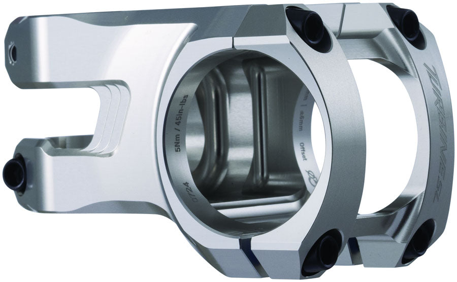 RaceFace Turbine SL Stem - 50mm, 35mm Clamp, +/-6, 1 1/8", Silver