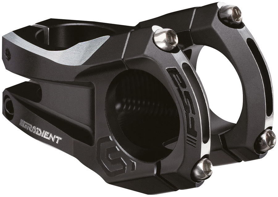 Full Speed Ahead Gradient Stem - 33mm, 31.8mm Clamp, +6, 1 1/8", Black