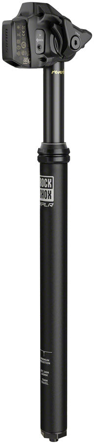 RockShox Reverb AXS XPLR Dropper Seatpost - 27.2mm, 50mm Travel, 400mm Total Length, Black, A2