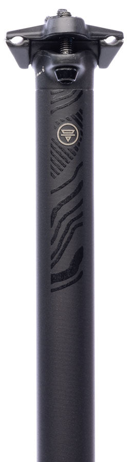 Teravail Stratum SE Seatpost - 31.6 x 400mm, 0mm Offset, Black