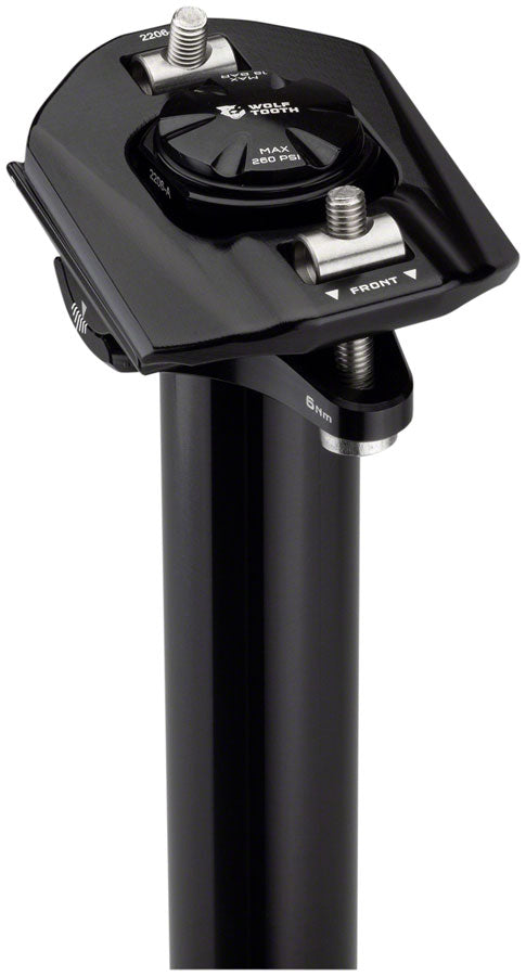 Wolf Tooth Resolve Dropper Seatpost - 30.9, 160mm Travel, Black, Rev 2