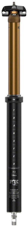 FOX Transfer Factory Dropper Seatpost - 31.6 mm, 120 mm, Internal ...