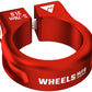Wheels Manufacturing Seatpost Clamp - 31.8mm, Bolt-On, Red