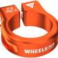Wheels Manufacturing Seatpost Clamp - 31.8mm, Bolt-On, Orange