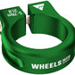 Wheels Manufacturing Seatpost Clamp - 31.8mm, Bolt-On, Green