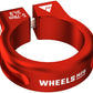 Wheels Manufacturing Seatpost Clamp - 34.9mm, Bolt-On, Red