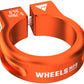 Wheels Manufacturing Seatpost Clamp - 34.9mm, Bolt-On, Orange